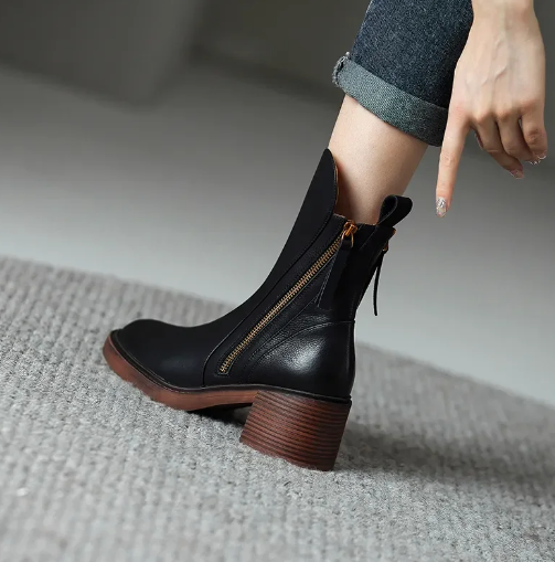 Helene | Stiefeletten für Damen mit mittelhohem Absatz