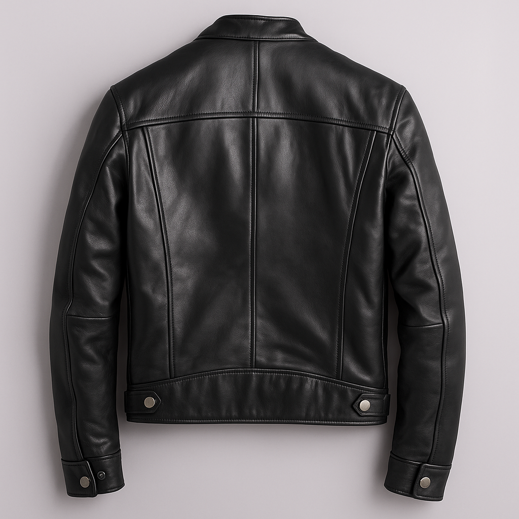 Herren Bikerjacke mit Taschen und Reissverschluss