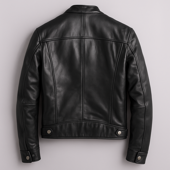 Herren Bikerjacke mit Taschen und Reissverschluss