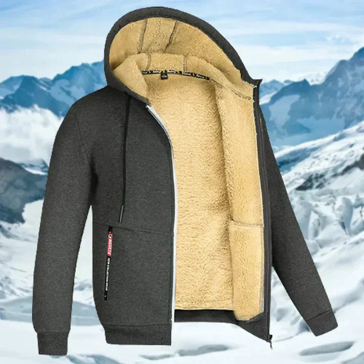 Arie | Herren Wintermantel mit Kapuze und langen Ärmeln