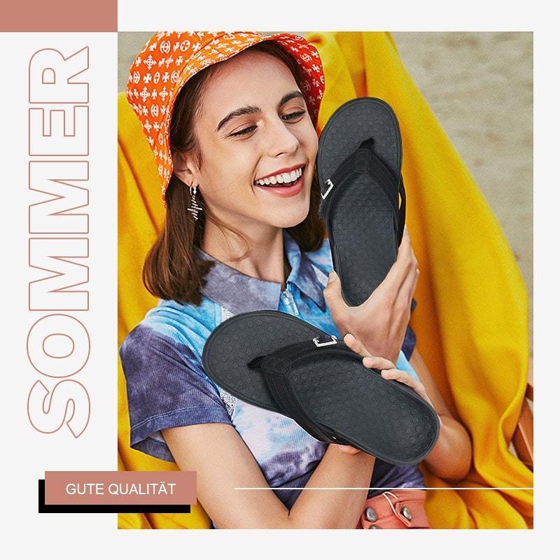 Giuseppina | Orthopädische Sommersandalen für Damen mit flachem Absatz