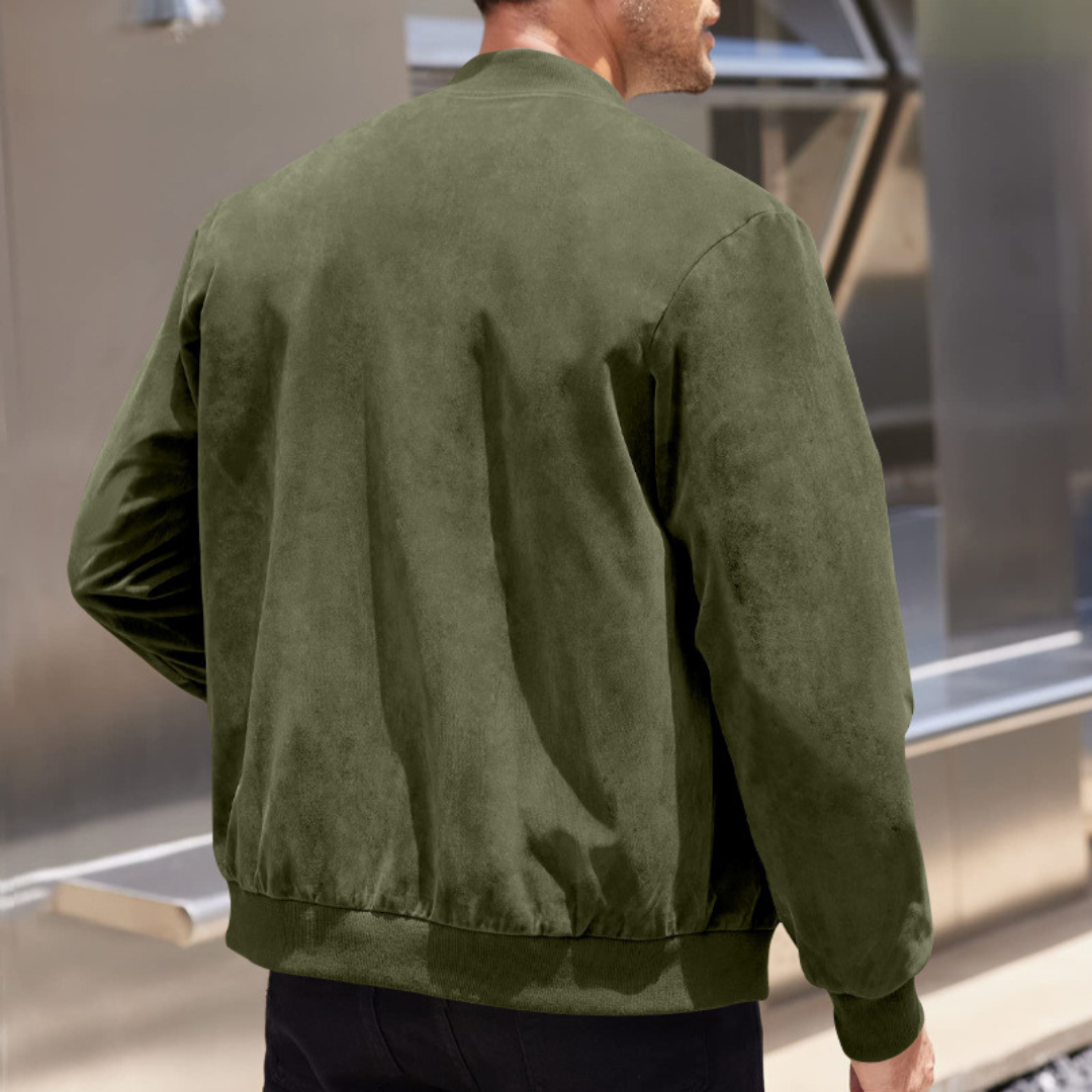 Harry | Leichte, saisonunabhängige Jacke für Herren mit Rundhalsausschnitt