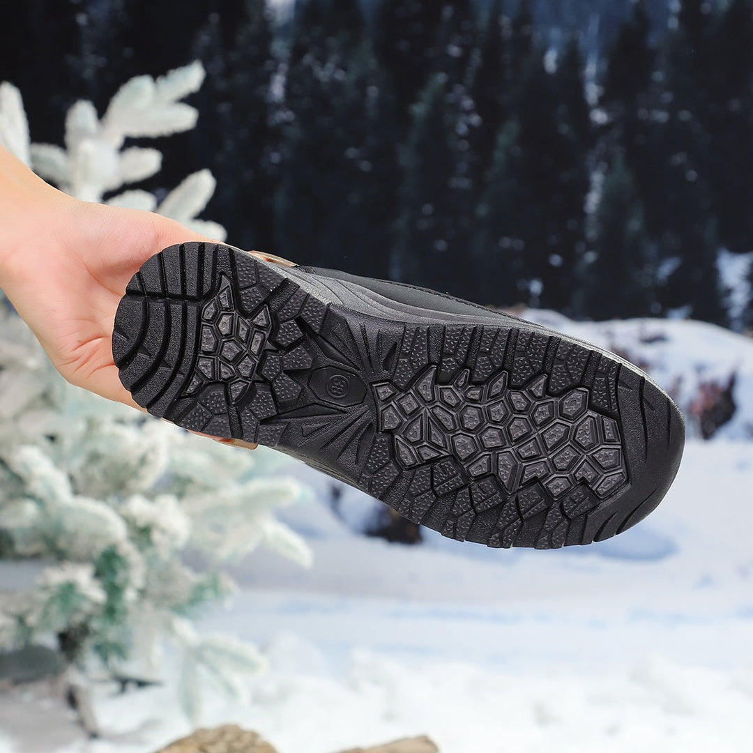Premium Winterstiefel für Damen bis zur Wade mit flachem Absatz