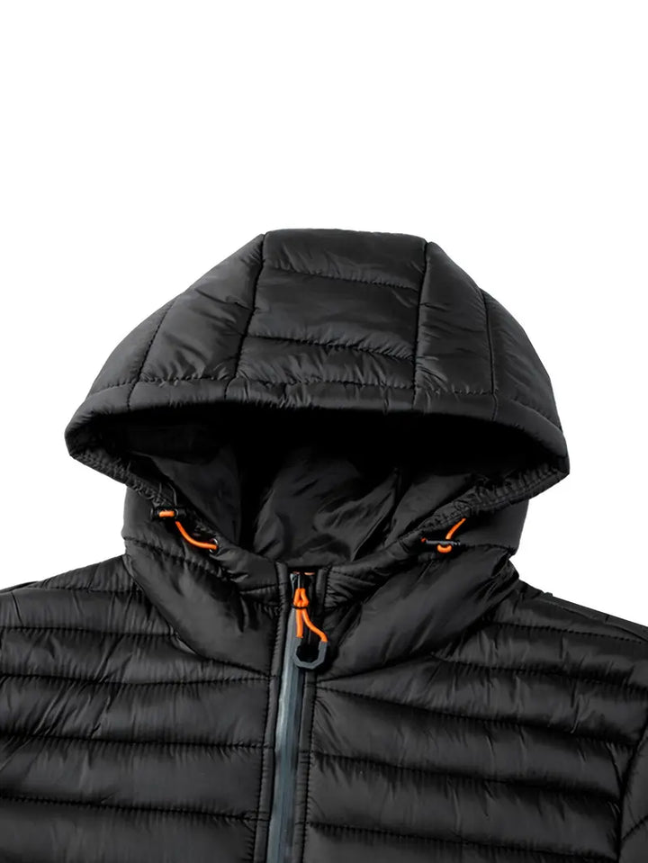 Elegante Kapuzenjacke für Herren mit langen Ärmeln