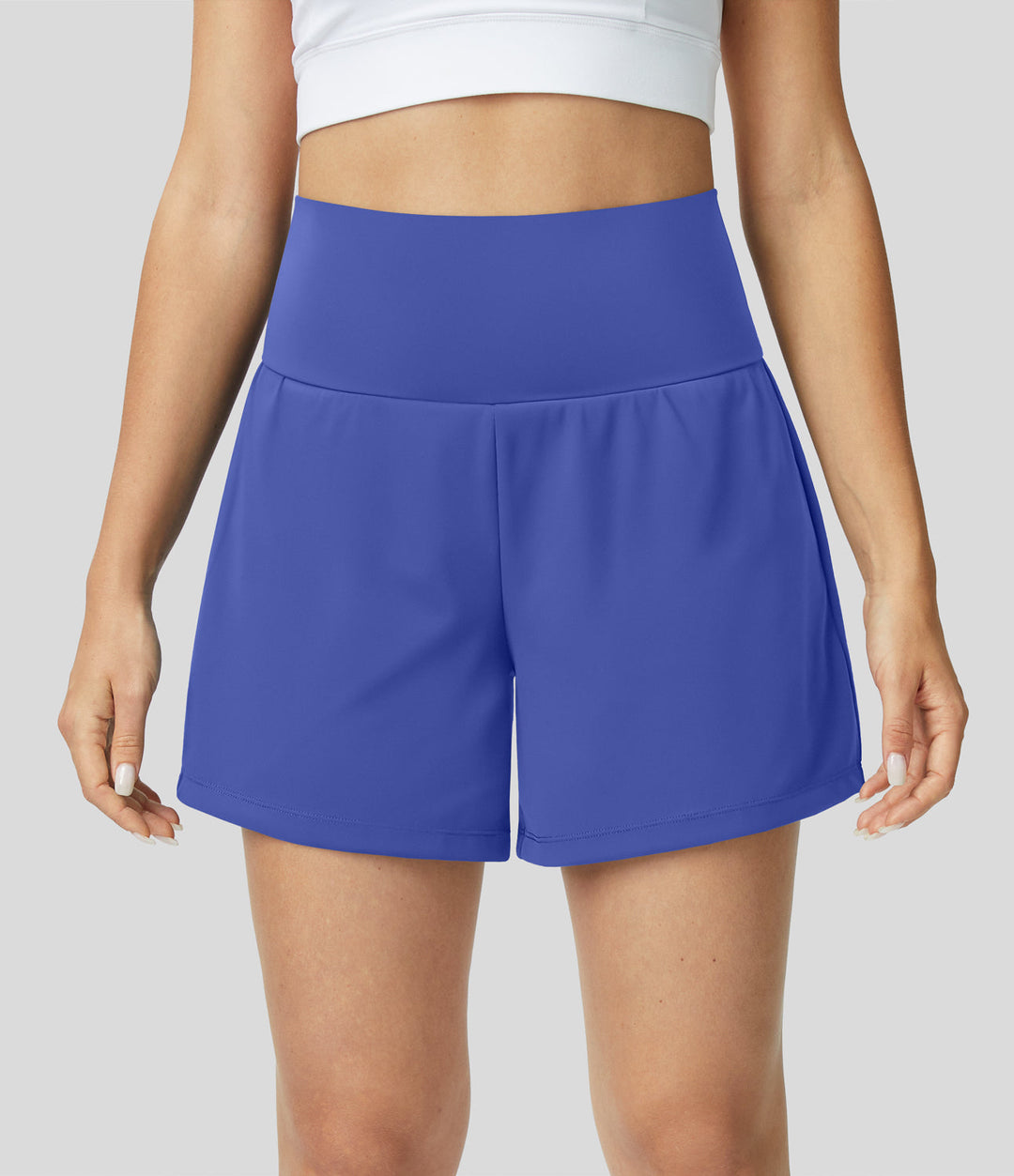 Luigia | 2 in 1 Yoga Shorts für Damen mit Hoher Taille und schmaler Passform