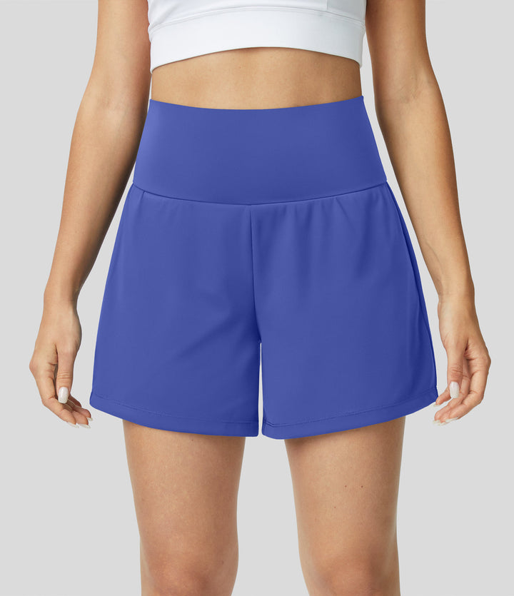 Luigia | 2 in 1 Yoga Shorts für Damen mit Hoher Taille und schmaler Passform