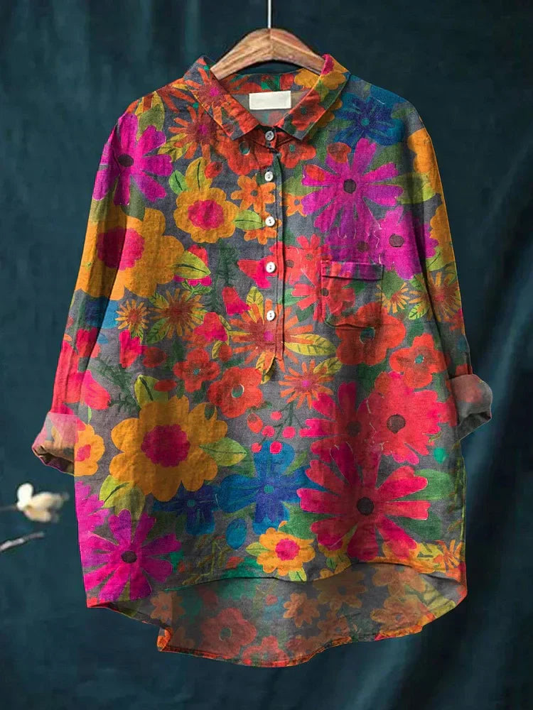 Violet | Kunstshirt für Pflanzen mit langen Ärmeln