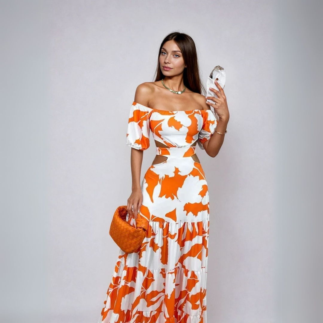 Stella | Langes, Enges Maxikleid, Handgefertigt für Damen