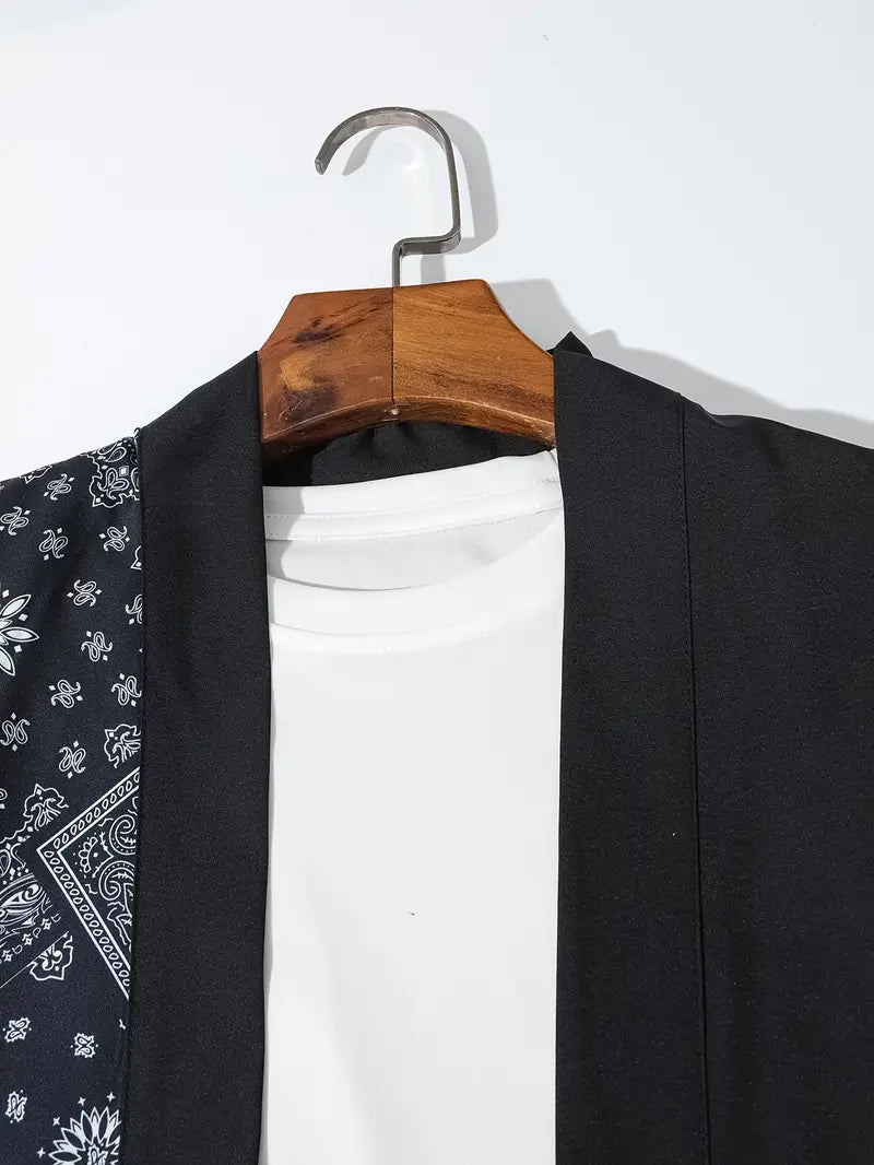 Aki | Leichter Kimono-Cardigan für Herren mit 3/4-Ärmeln