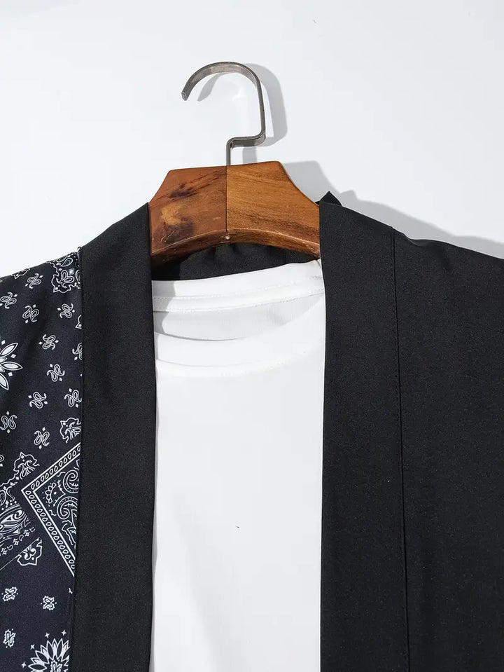 Aki | Leichter Kimono-Cardigan für Herren mit 3/4-Ärmeln