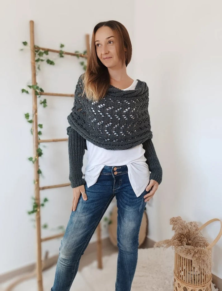 Eleonora | Halstuch für Damen mit Ärmeln