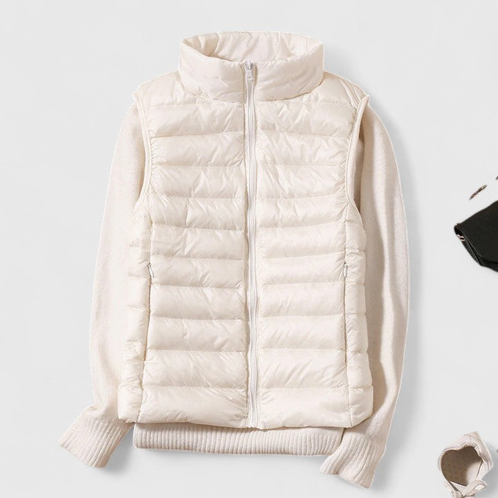 Eryzzaria Elegante Weste für Damen mit Rundhalsausschnitt