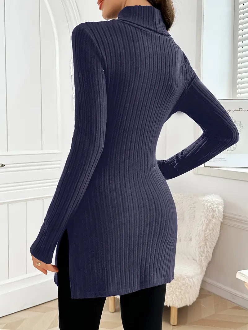 Sarah | Eleganter Langärmeliger Pullover für Damen mit Schmaler Passform für Den Herbst