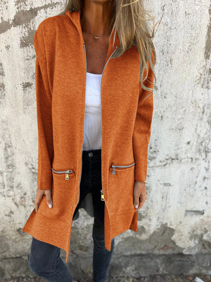 Naomi | Lässige Kapuzenjacke für Damen mit langen Ärmeln