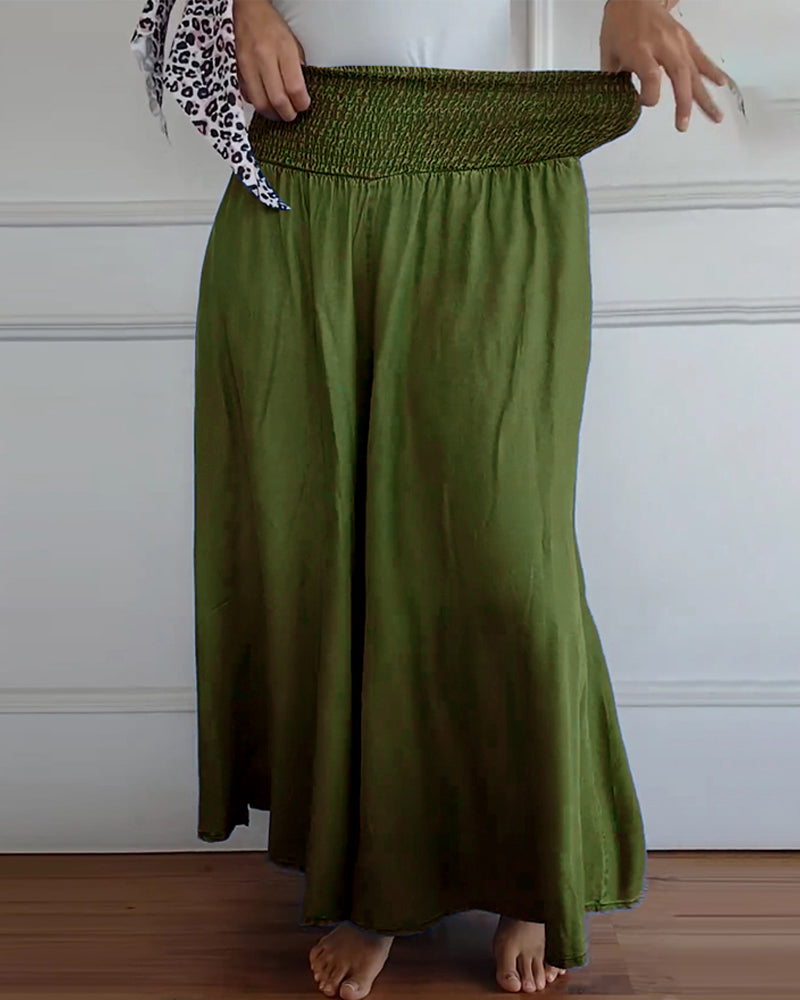 Irene | Bequeme Weite-Hosen für Damen mit hohem Bund