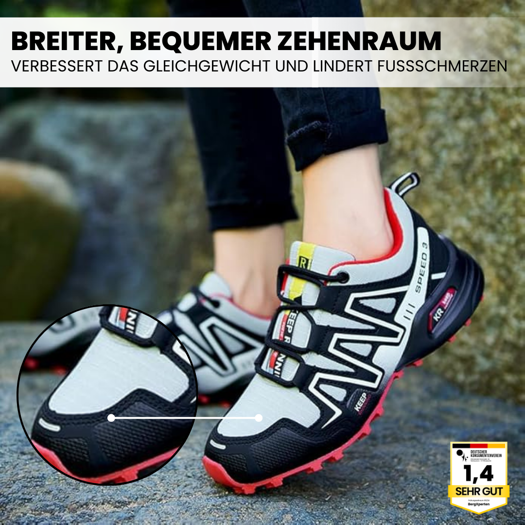 Lorenzo | Ergonomische Schmerzlindernde Trekking und Wanderschuhe für Herren