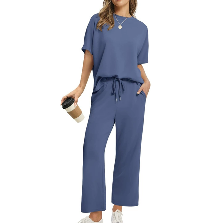 Avery | Lässiges Oberteil- und Hosen-Set für Damen