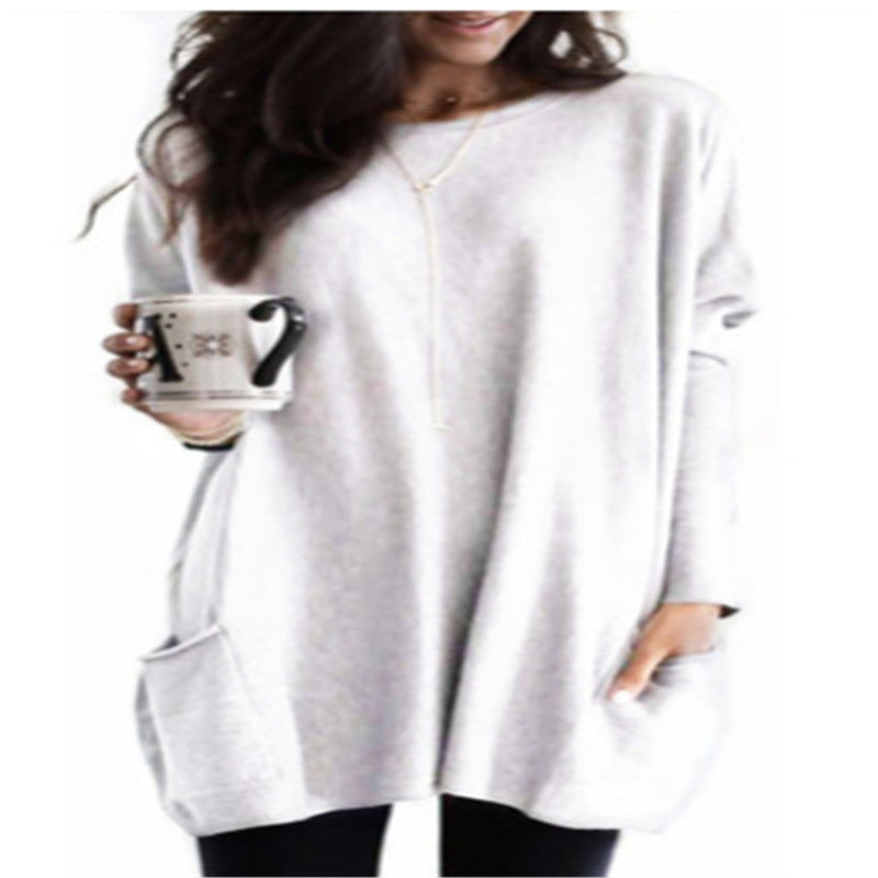 Paris | Lässiger, leichter Sweatshirt für Damen mit langen Ärmeln