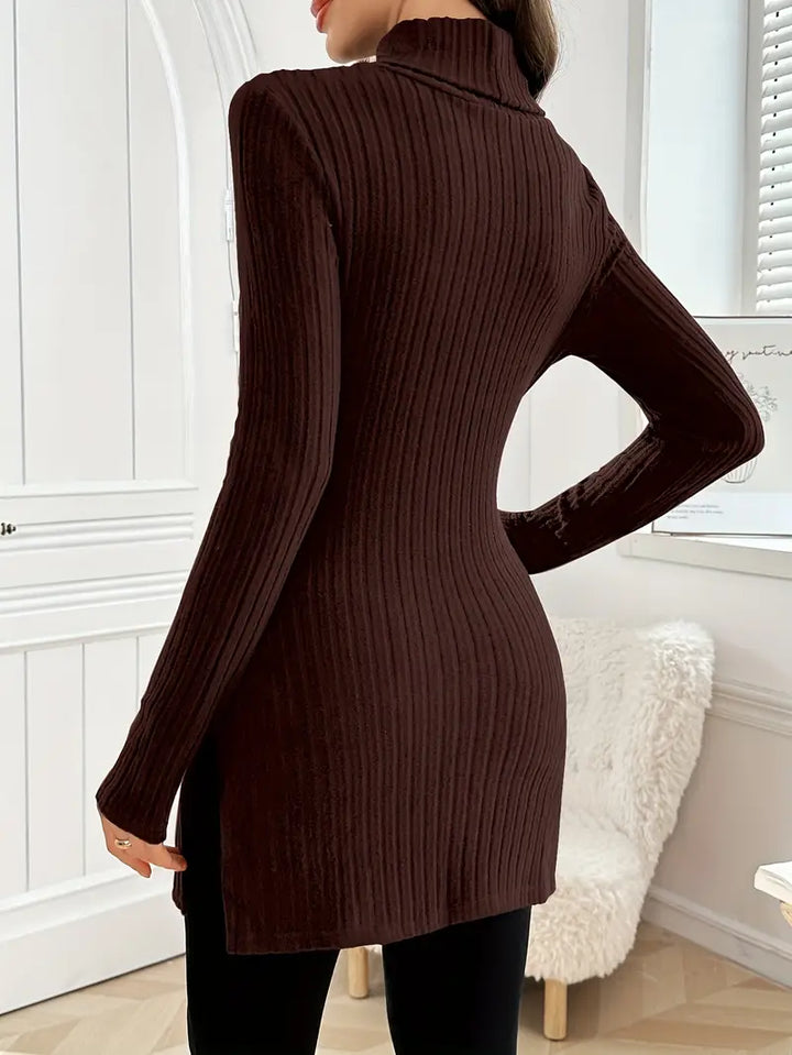 Sarah | Eleganter Langärmeliger Pullover für Damen mit Schmaler Passform für Den Herbst