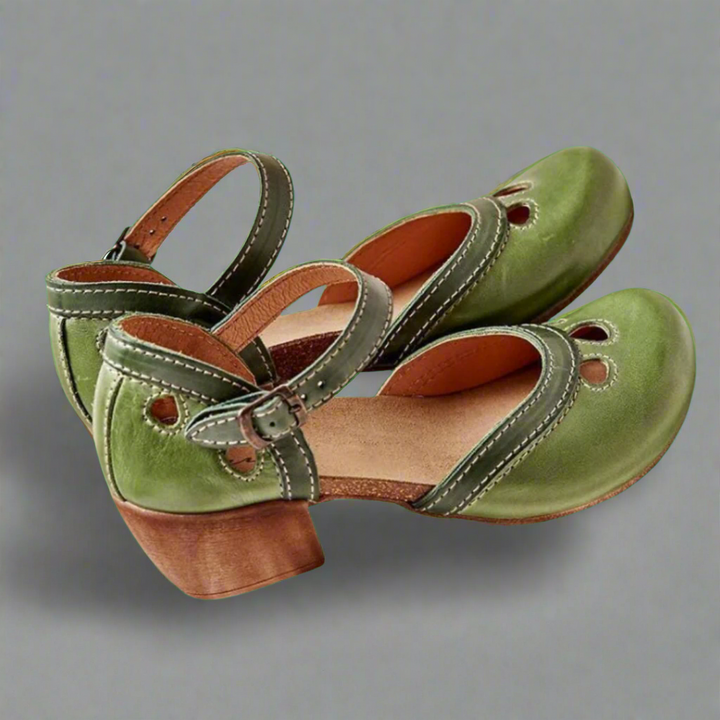 Ordrun | Bequeme Sandalen für den Sommer für Damen mit mittelhohem Absatz