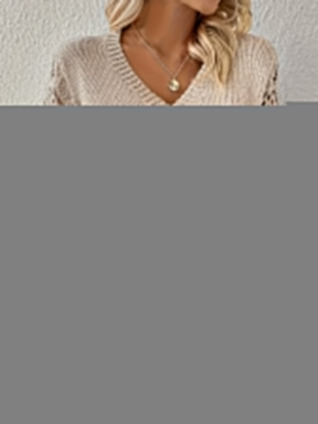 Wendy | Stilvoller Langarm-V-Ausschnitt-Pullover für Damen