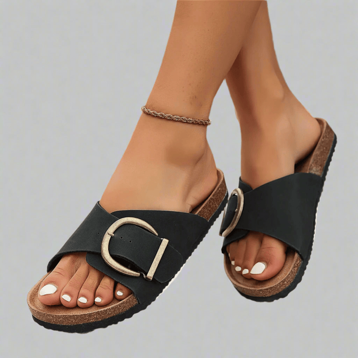 Theresa | Elegante Orthopädische Sandalen für Damen mit flachem Absatz