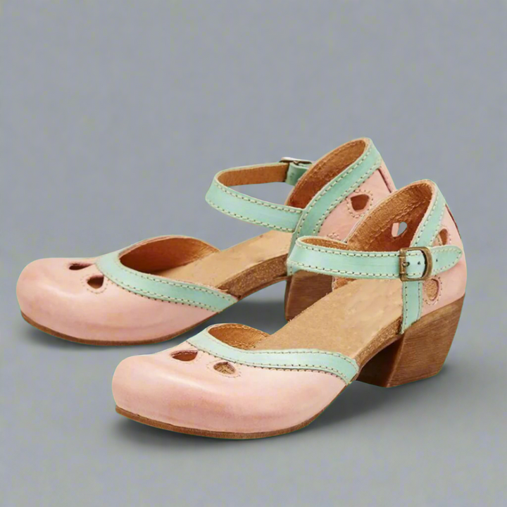 Ordrun | Bequeme Sandalen für den Sommer für Damen mit mittelhohem Absatz