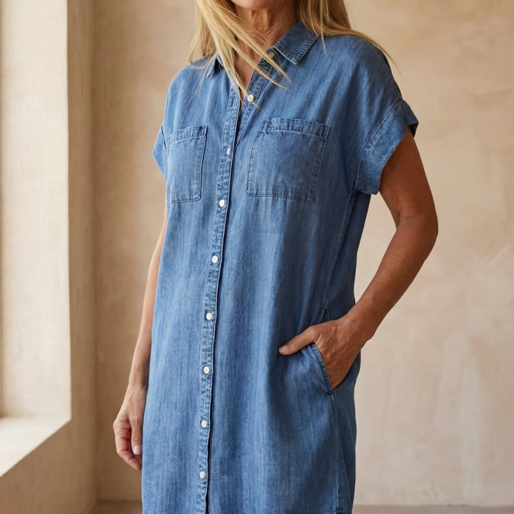 ELENORE | Elegantes Klassisches Minikleid für Damen mit kurzen Ärmeln