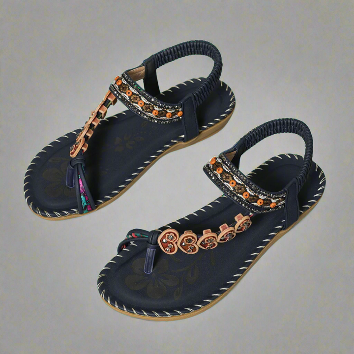 Trewhild | Bequeme Orthopädische Sandalen für Damen mit flachem Absatz