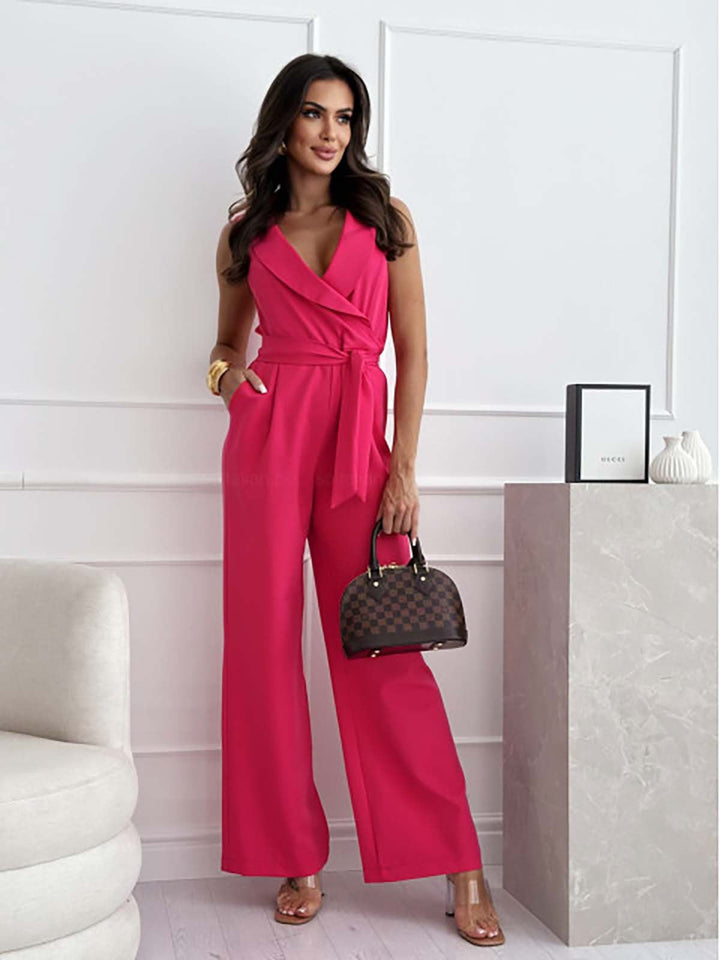 Regina | Schicker Alltags-Jumpsuit für Damen mit Rundhalsausschnitt