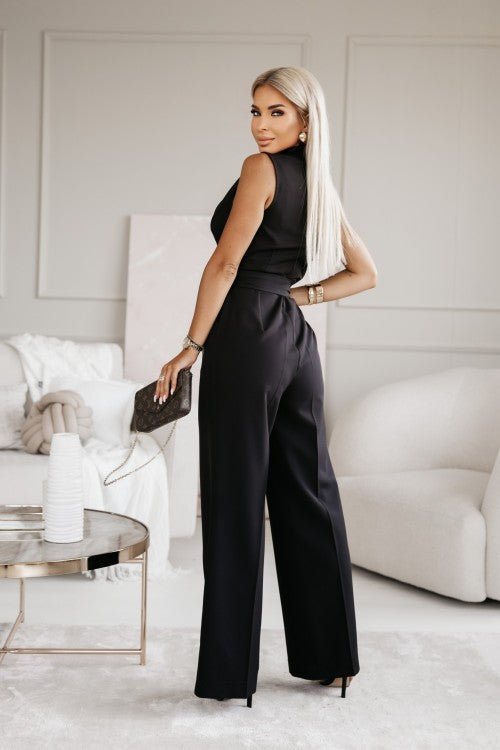 Regina | Schicker Alltags-Jumpsuit für Damen mit Rundhalsausschnitt