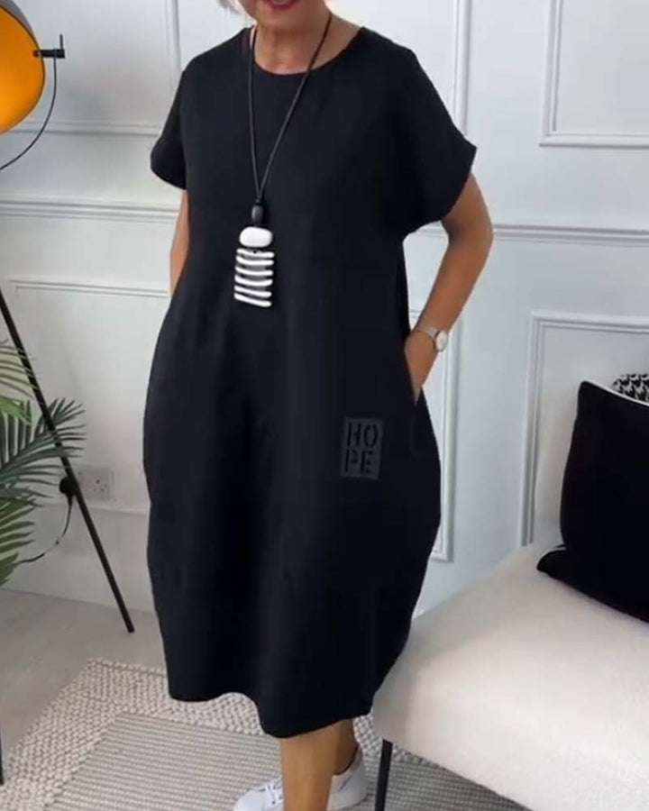 Zuzanna | Luftiges Sommerkleid für Damen mit Rundhalsausschnitt