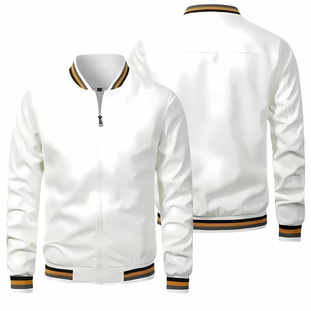 Hans | Winddichte Jacke mit Stehkragen und langen Ärmeln