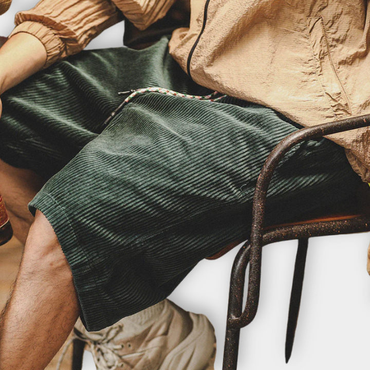 Marc | Ribbed Velvet Shorts für Herren