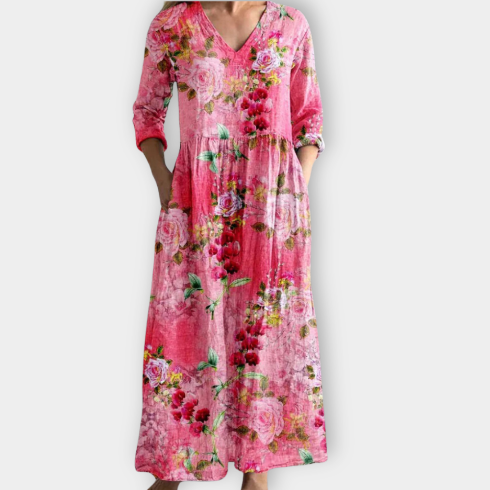 Ysora | Boho Maxikleid aus weichem Premiumstoff für Damen