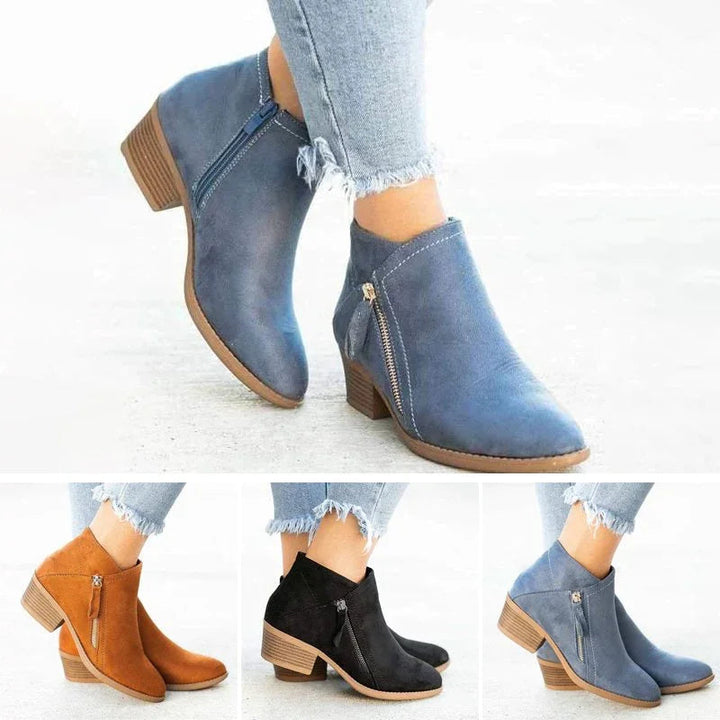 Emily | Orthopädische Stiefel für Damen mit niedrigem Absatz