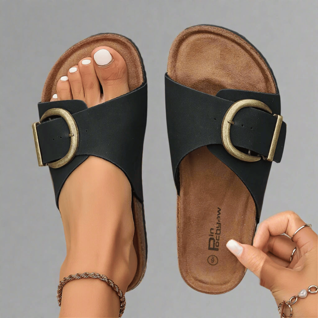 Theresa | Elegante Orthopädische Sandalen für Damen mit flachem Absatz