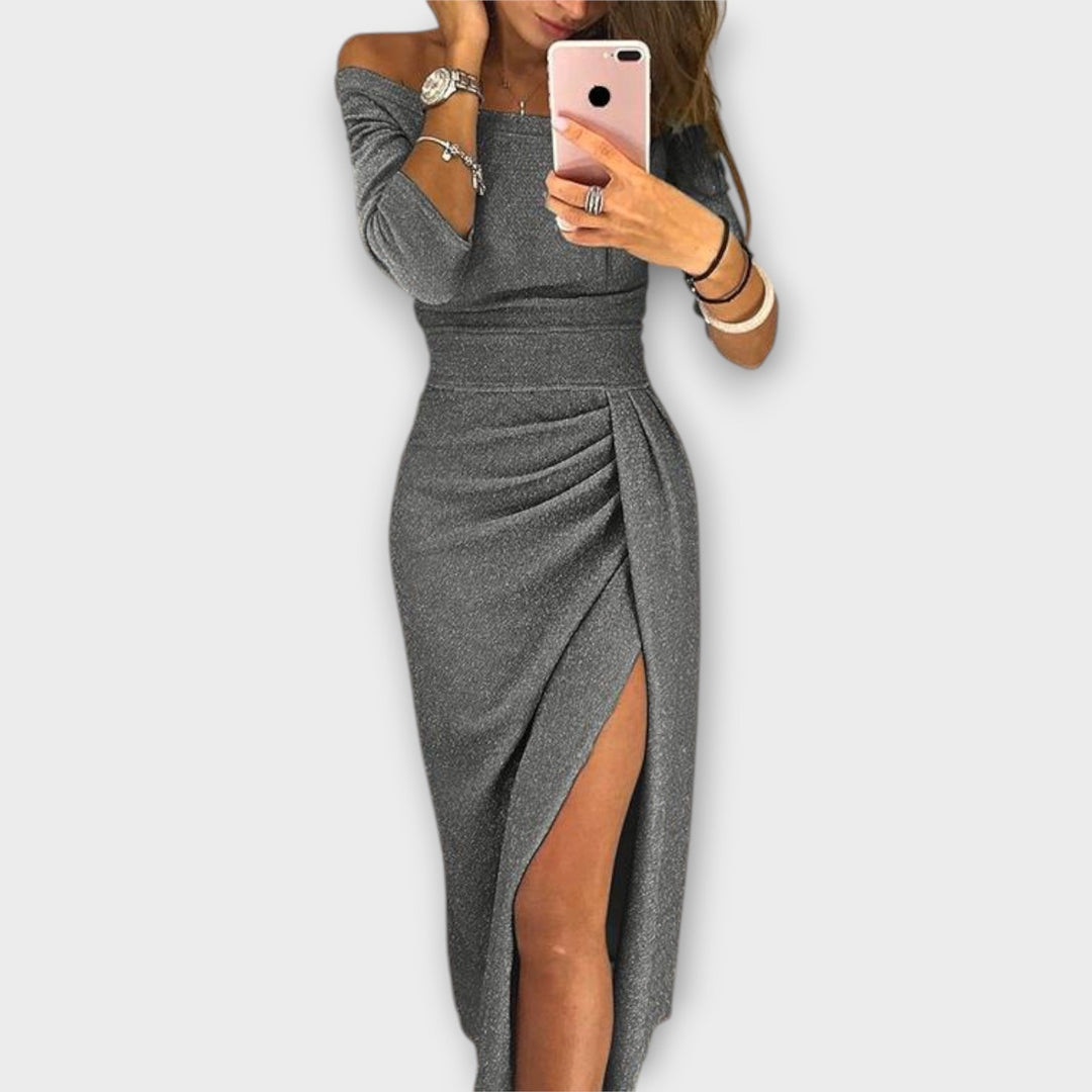 Lena | Elegantes schulterfrei Kleid