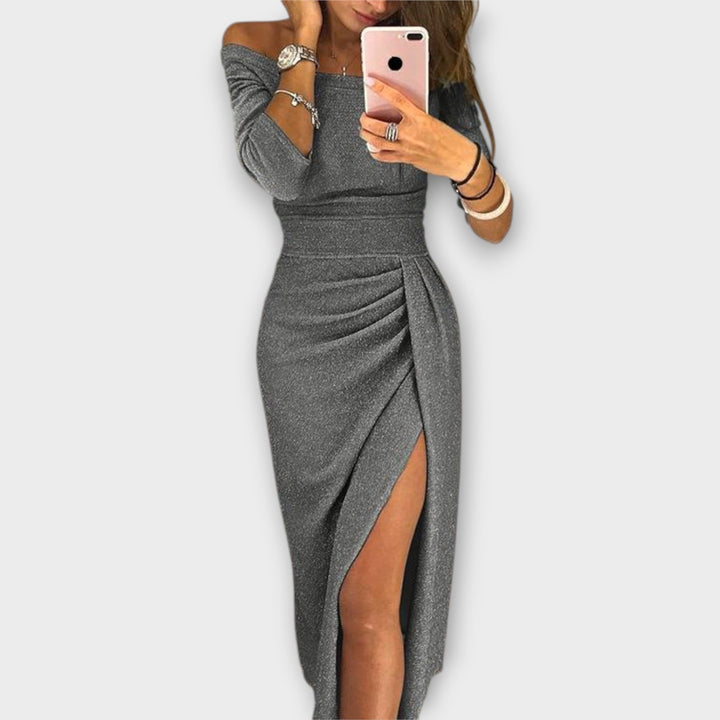 Lena | Elegantes schulterfrei Kleid
