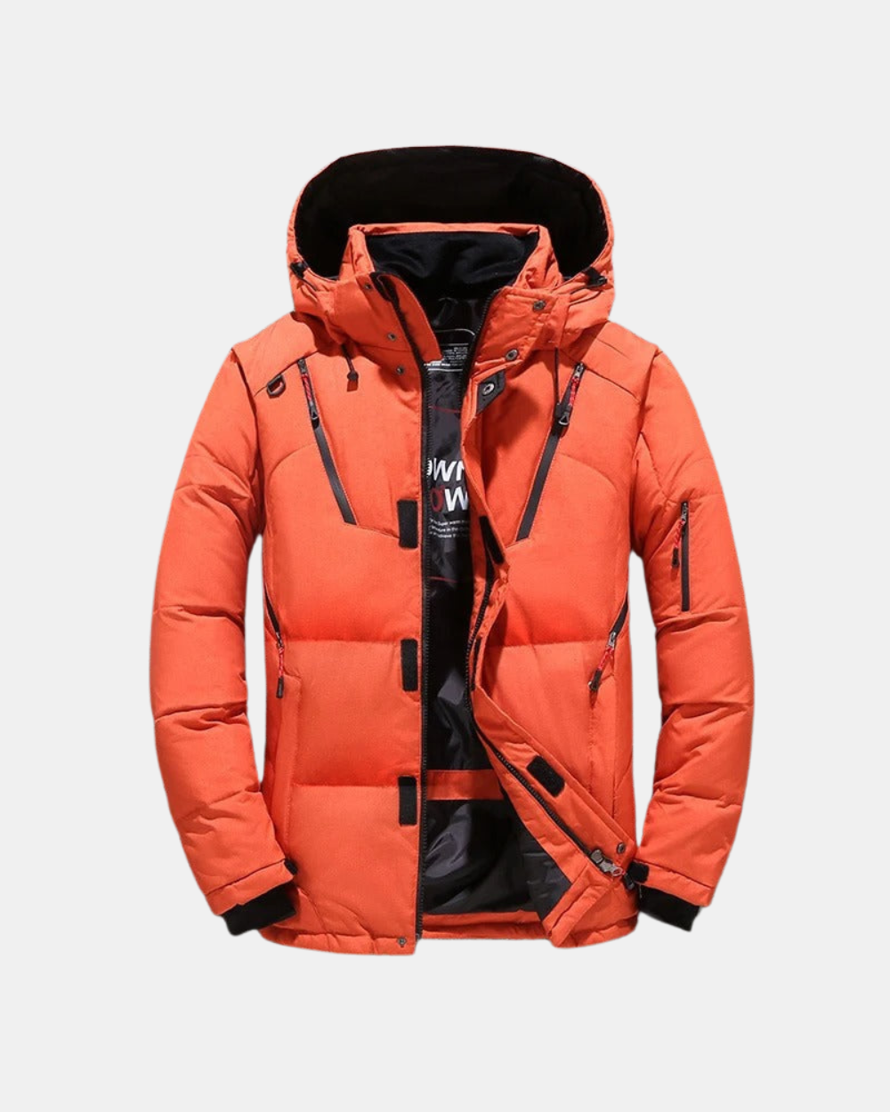 Elite Winterjacke für Herren mit Kapuze und langen Ärmeln