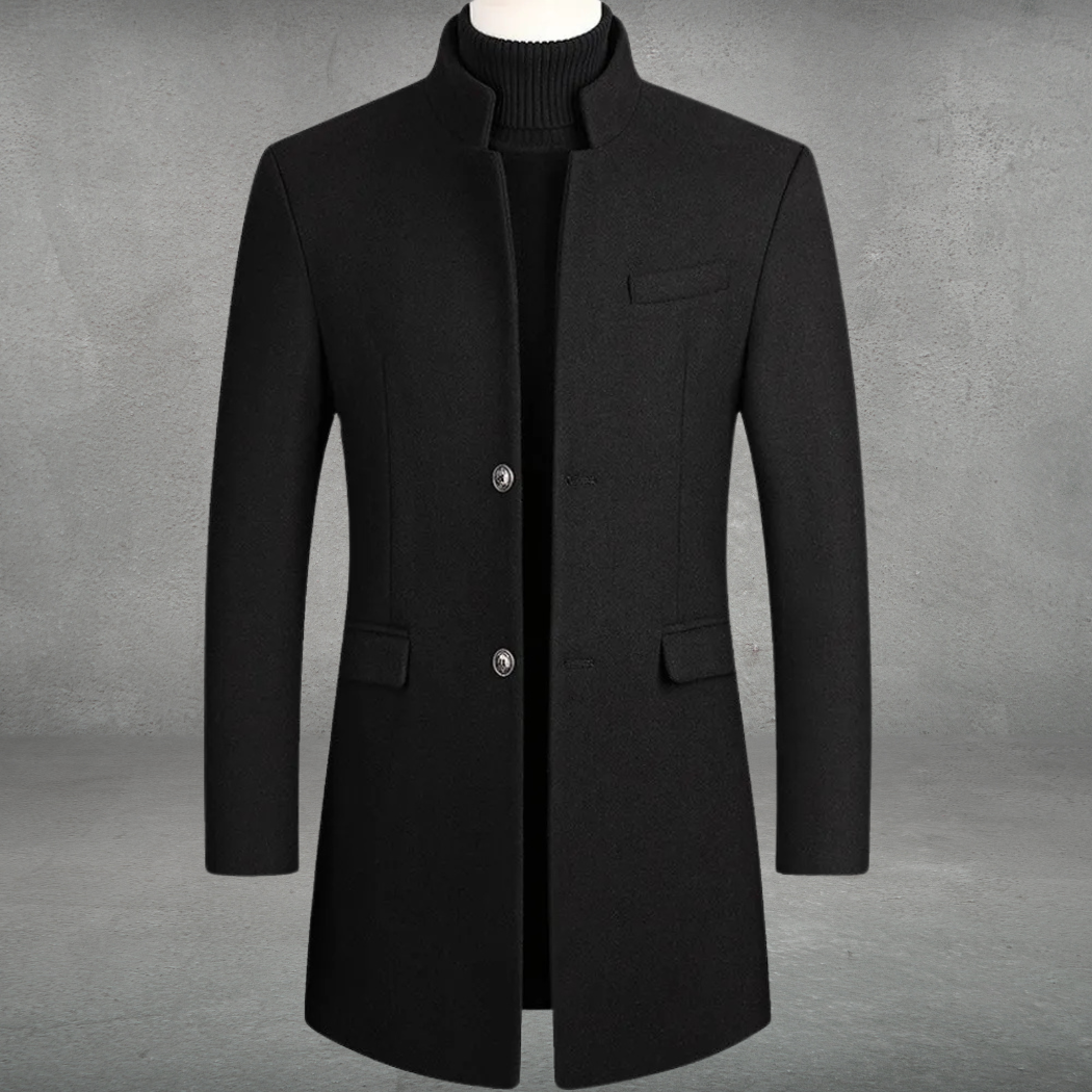 Benjamin | Eleganter Business-Mantel für Herren mit langen Ärmeln