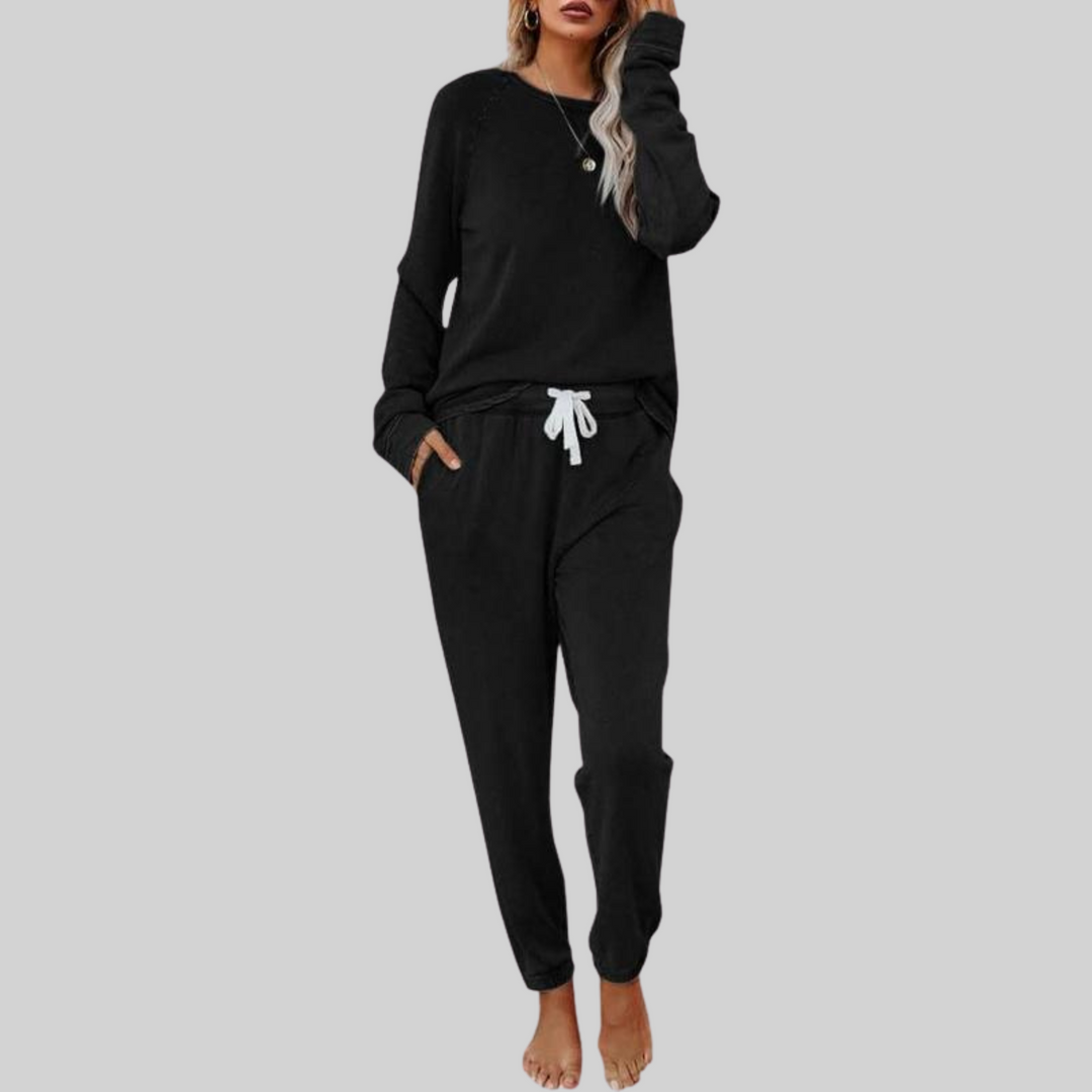 Josie | Lässiges Langarm- und Sweatpants-Set für Damen