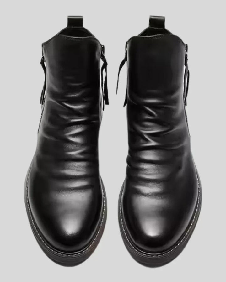 Max | stiefelette für Herren mit Seitlichem Reißverschluss