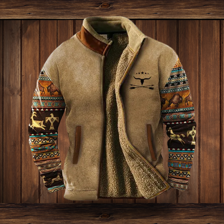 Theo | Outdoor Jacke mit Rundhalsausschnitt und langen Ärmeln