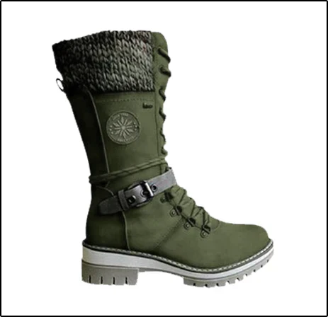 FrostLuxe | Wasserdichte Schnürstiefel in Wadenlänge für Damen