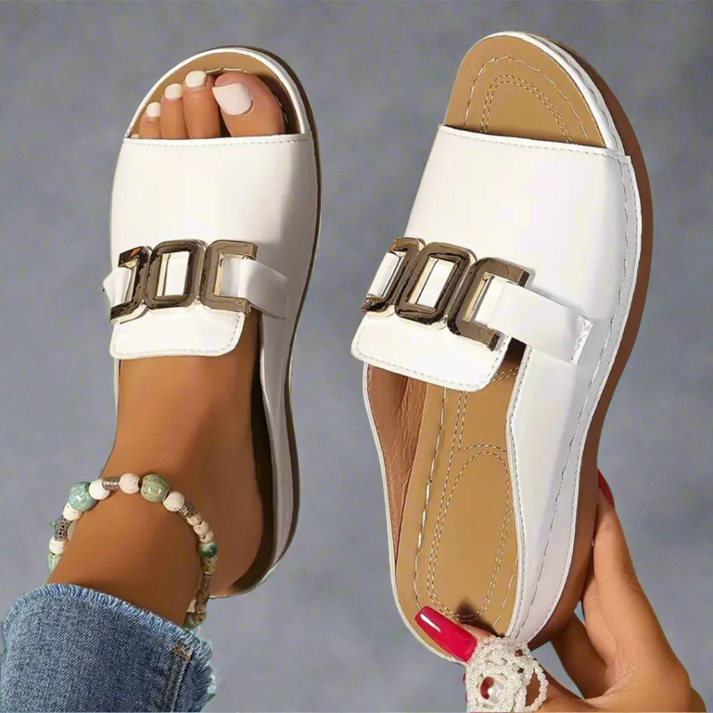 Rolhilda | Elegante Orthopädische Sandalen für Damen mit flachem Absatz