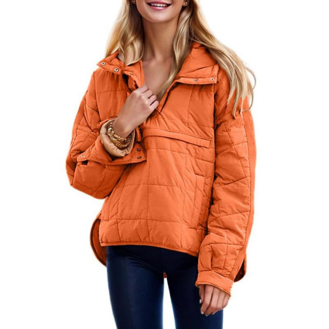 Fely | Übergroßer Kapuzenpullover für Damen mit langen Ärmeln