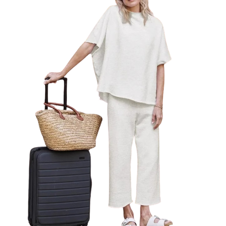 Aella | Entspanntes Batwing-Ärmel Komfortset für Damen