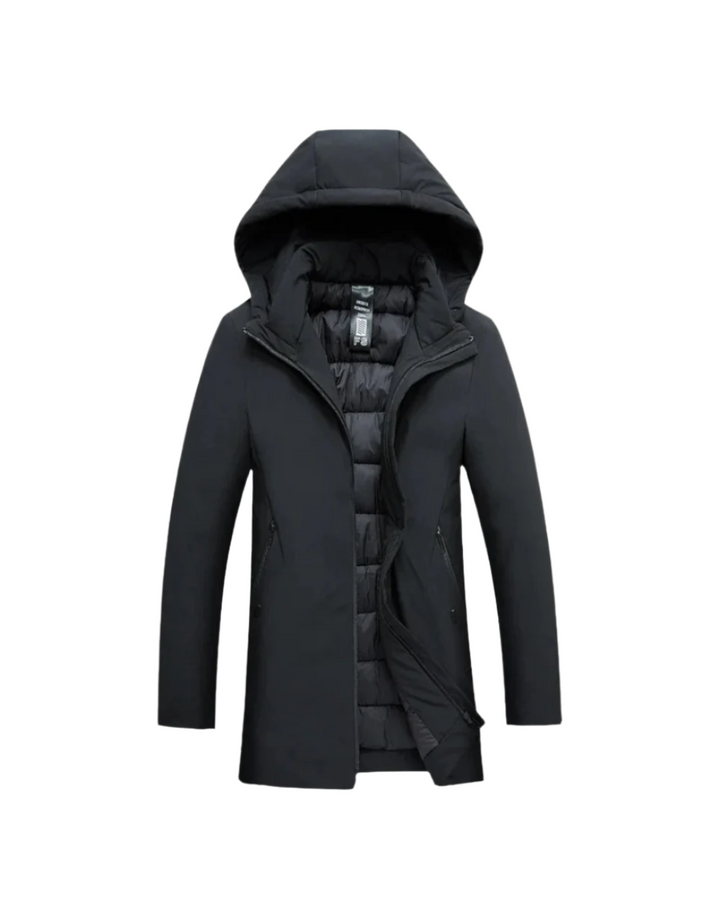Premium Winterjacke für Herren mit Kapuze und langen Ärmeln