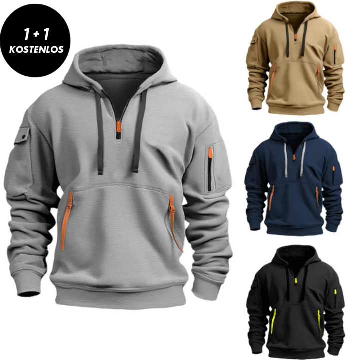Leonardo | Kapuzenpullover für Herren mit langen Ärmeln